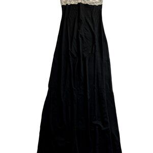 Bella Vie Isabella Maxi Dress in Black/White